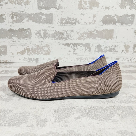 NEW Rothy's The Loafer Mocha Knit Round Toe Slip On Loafers V132